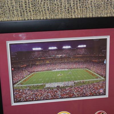Framed & Matted Redskins 2012 NFL Wall Art 18”x14”