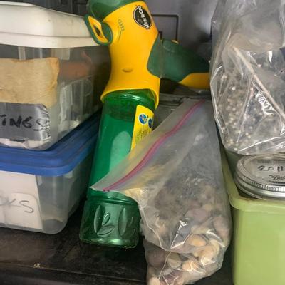Utility Shelf with Contents