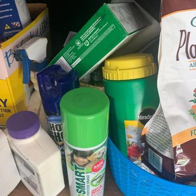 Utility Shelf with Contents