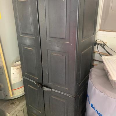 Utility Shelf with Contents