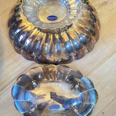 Beautiful Gorham silverplate pieces and coral