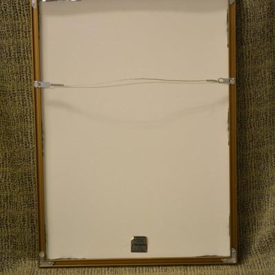 Framed & Matted ‘Creation’ 2002 Signed Sawai Chinnawong 24.25”x17.75”