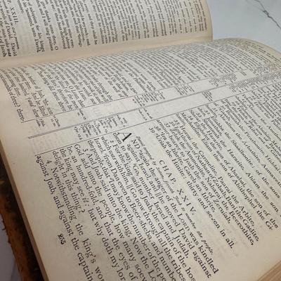 Large Pictorial Antique Bible #3