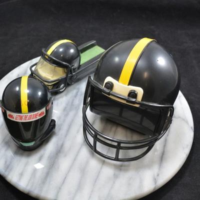 Lot of Vintage Pittsburg Steelers Memorabilia, Bank MORE