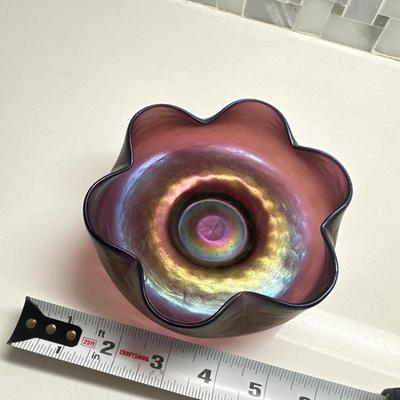 Mercury Glass Decor, book and dish