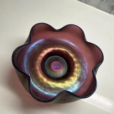 Mercury Glass Decor, book and dish
