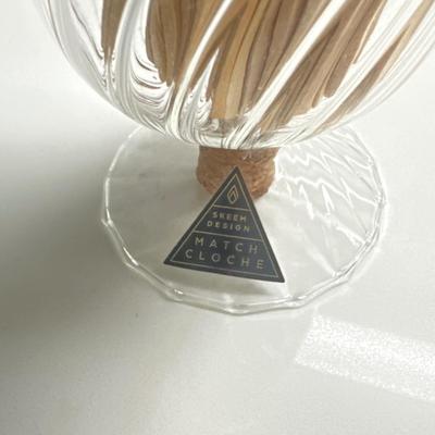Match Cloche, Capri blue candle, Glass decor Frames and more