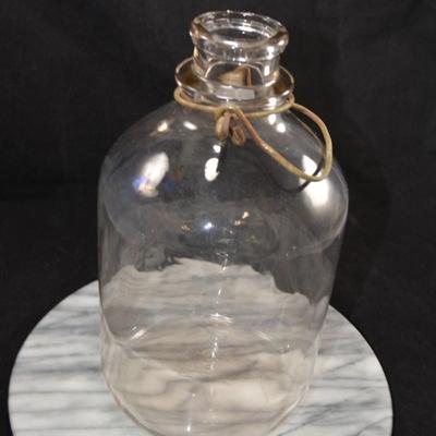 Vintage Duraglass 1 Gallon Bale-Handle Milk Jug 11”