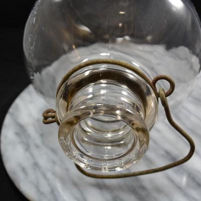 Vintage Duraglass 1 Gallon Bale-Handle Milk Jug 11”