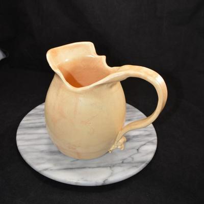 Lovely Hand Thrown Pitcher 7”