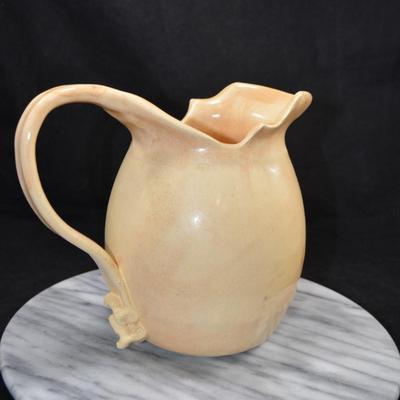 Lovely Hand Thrown Pitcher 7”