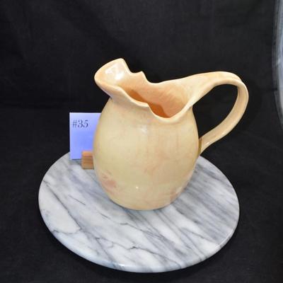 Lovely Hand Thrown Pitcher 7”