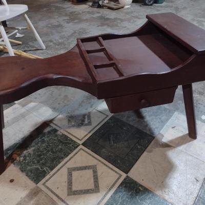 Vintage Hand-Crafted Cobbler's Work Bench