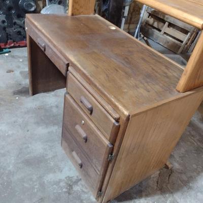Office Desk with Book Hutch