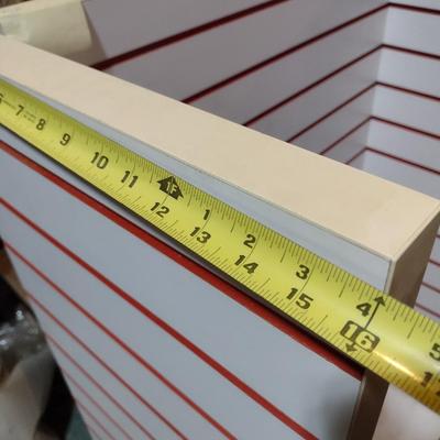Retail Slat Wall Display Stand on Castors