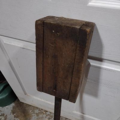 Vintage Wood Plunger