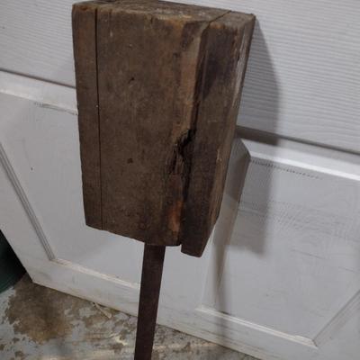 Vintage Wood Plunger
