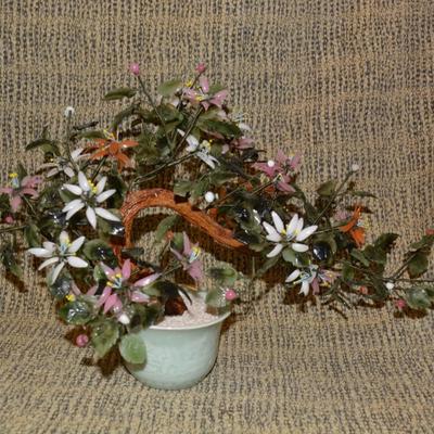 Asian Glass Bonsai 17”x11”x10”