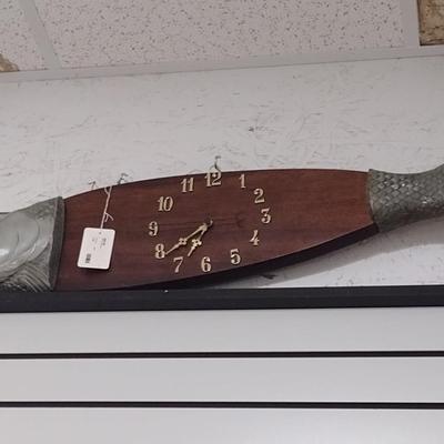 Salmon Serving Platter Clock