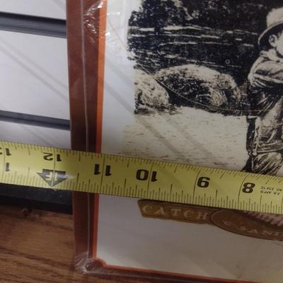 American Naturals Fly Fishing Metal Advertising Sign