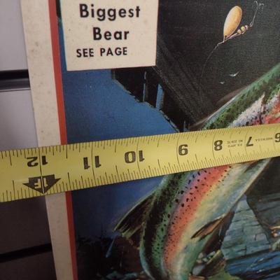 Outdoor Life Fly Fishing Metal Advertising Sign