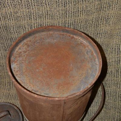 Antique/Vintage 2 Gallon Milk Jug w/ Lid 16”x9”