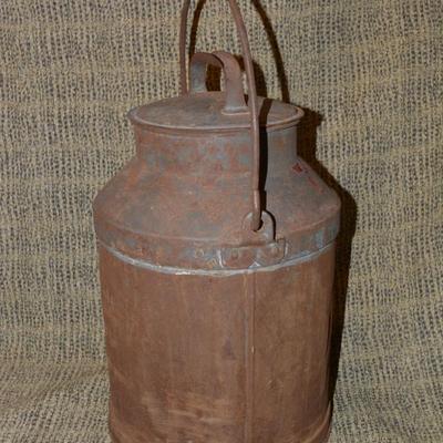 Antique/Vintage 2 Gallon Milk Jug w/ Lid 16”x9”