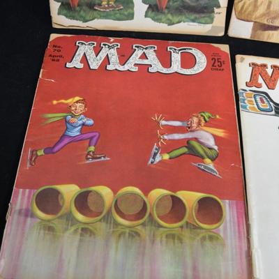 Lot of 4 Vintage MAD Magazines