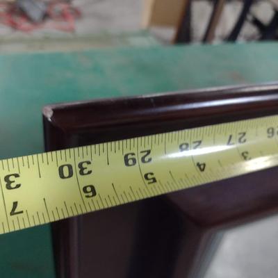 Wood Framed Wall Mirror