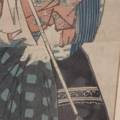 Vintage Asian Block Print