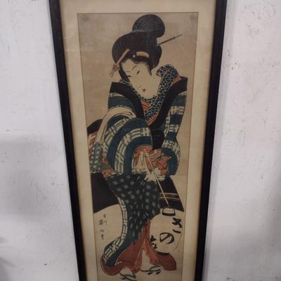Vintage Asian Block Print