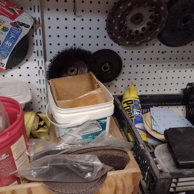 Collection of Hardware and Shop Accessories (No Shelves)
