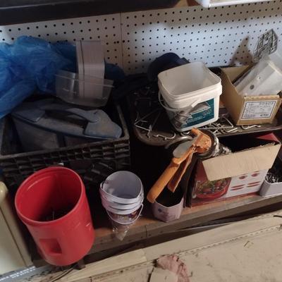 Collection of Hardware and Shop Accessories (No Shelves)