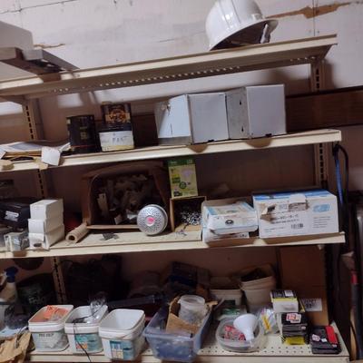 Collection of Hardware and Shop Accessories (No Shelves)