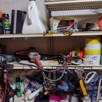 Collection of Hardware and Shop Accessories (No Shelves)