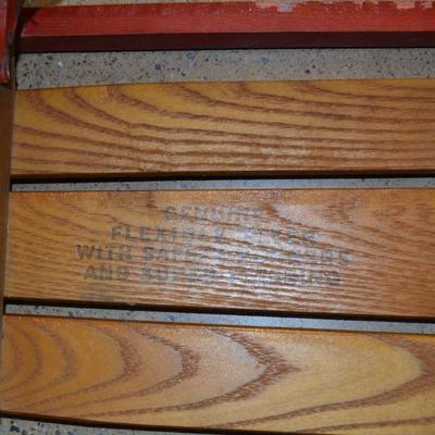 51” Vintage Flexible Flyer ‘Airline Jr.’ Metal Runner Sled
