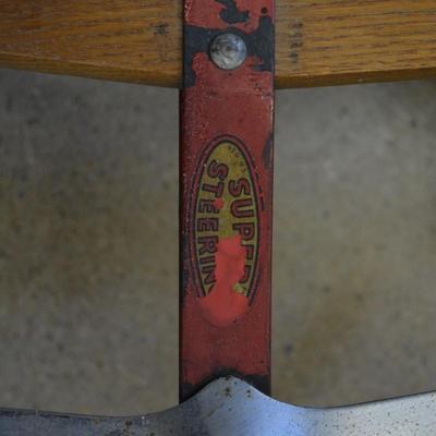 51” Vintage Flexible Flyer ‘Airline Jr.’ Metal Runner Sled