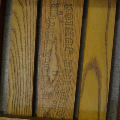 51” Vintage Flexible Flyer ‘Airline Jr.’ Metal Runner Sled