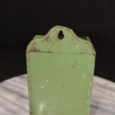 Very Vintage D.C. Yoder Hanging Match Holder, Yoder, KS