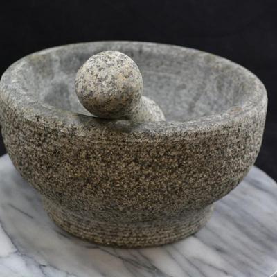Vintage Stone Mortar & Pestle/Molcajete