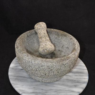 Vintage Stone Mortar & Pestle/Molcajete