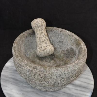 Vintage Stone Mortar & Pestle/Molcajete
