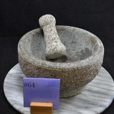 Vintage Stone Mortar & Pestle/Molcajete
