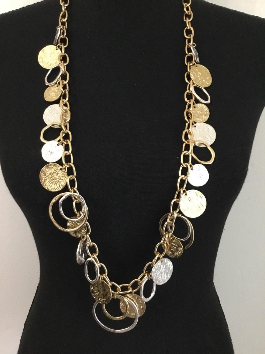 Reshma Gold Tone Silver Necklace