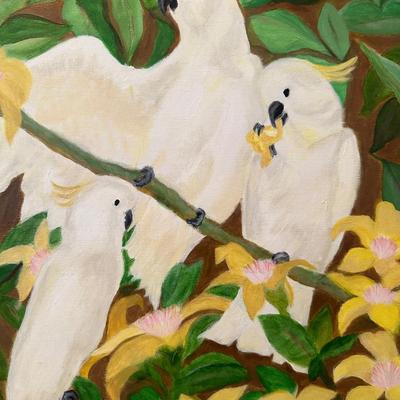 Original Painting of Cockatiels