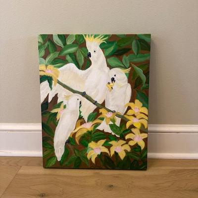 Original Painting of Cockatiels
