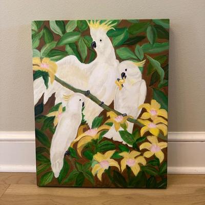 Original Painting of Cockatiels