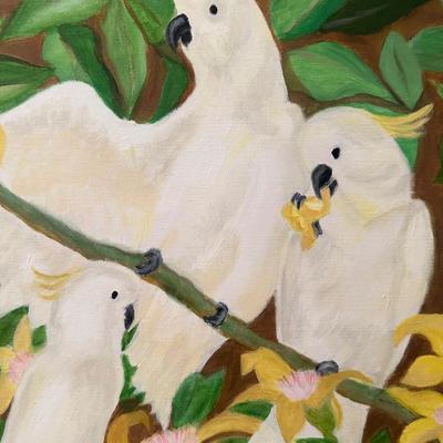 Original Painting of Cockatiels