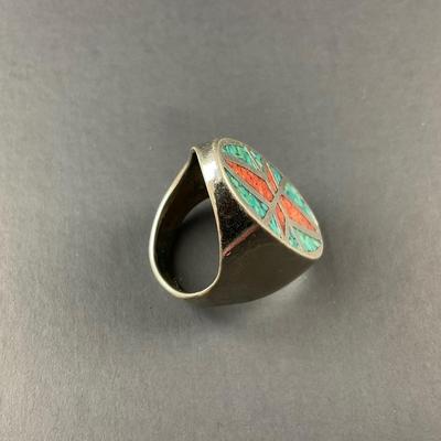 -114- COSTUME JEWELRY | Colored Stone Ring