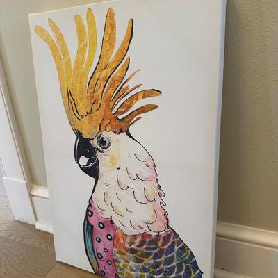 Large Canvas of Cockatiel